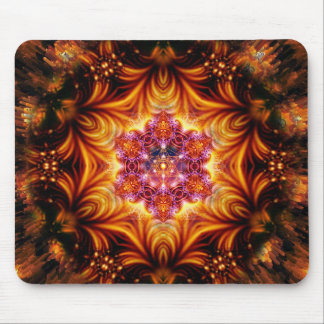 Tapis de souris sacré de mandala de la géométrie