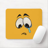 Tapis De Souris Sad Emoji (Avec souris)