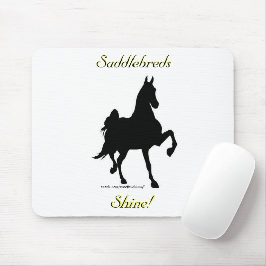 Tapis De Souris Saddlebreds Shine! (Avec souris)