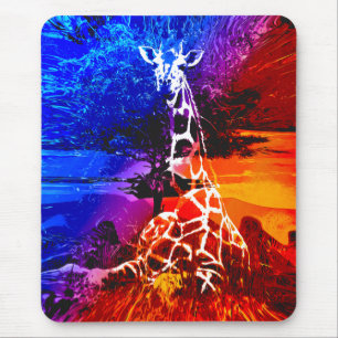 Tapis de souris Safari Giraffe Dream