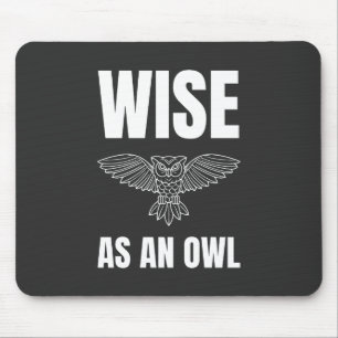 Tapis De Souris Sage en hibou