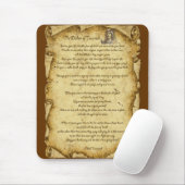 Tapis De Souris Sagesse amérindienne du chef Tecumseh (Avec souris)