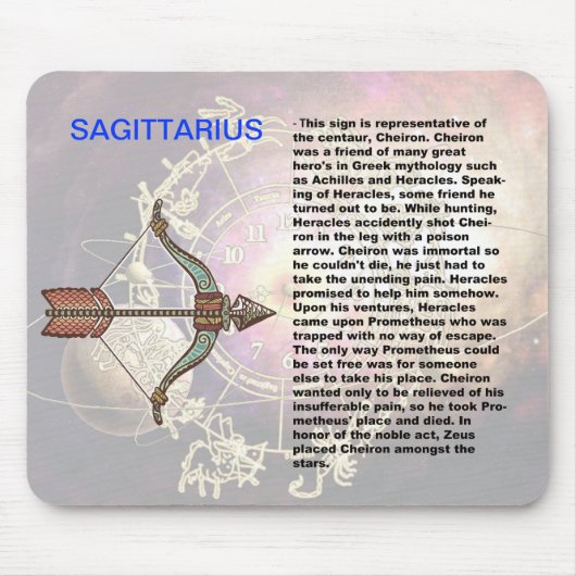 Tapis De Souris Sagittarius d'origine mousepad (Devant)
