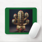Tapis De Souris Saguaro incrusté de rubis (Avec souris)