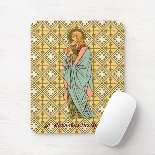 Tapis De Souris Saint Barnabas l'apôtre (RLS 02) (Style 2) (Avec souris)