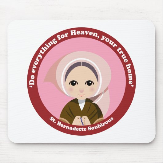 Tapis De Souris Saint Bernadette Soubirous (Devant)