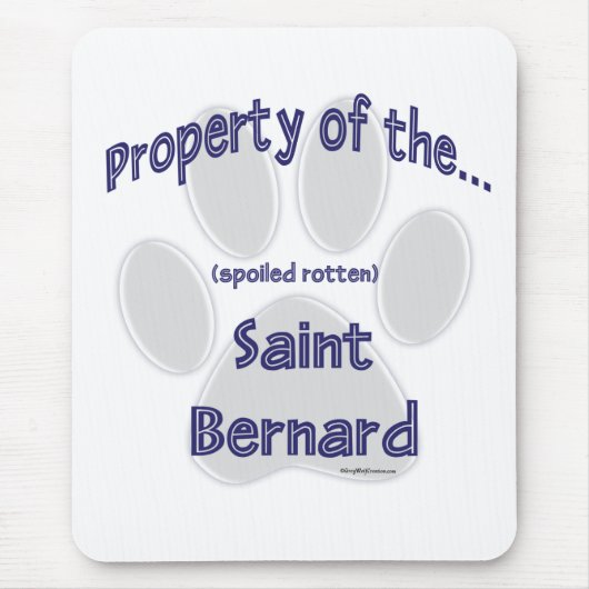 Tapis De Souris Saint Bernard (Devant)