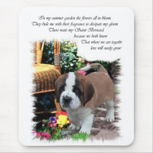 Tapis De Souris Saint Bernard Art Cadeaux