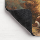 Tapis De Souris Saint Bernard en automne Feuilles Automne automne  (Coin)