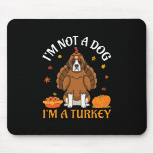 Tapis De Souris Saint Bernard Je ne suis pas un chien, je suis une