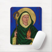 Tapis De Souris Saint Brigid avec le feu Saint (Avec souris)