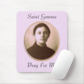 TAPIS DE SOURIS SAINT GEMMA PRIE POUR MOI (Avec souris)