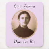 TAPIS DE SOURIS SAINT GEMMA PRIE POUR MOI (Devant)