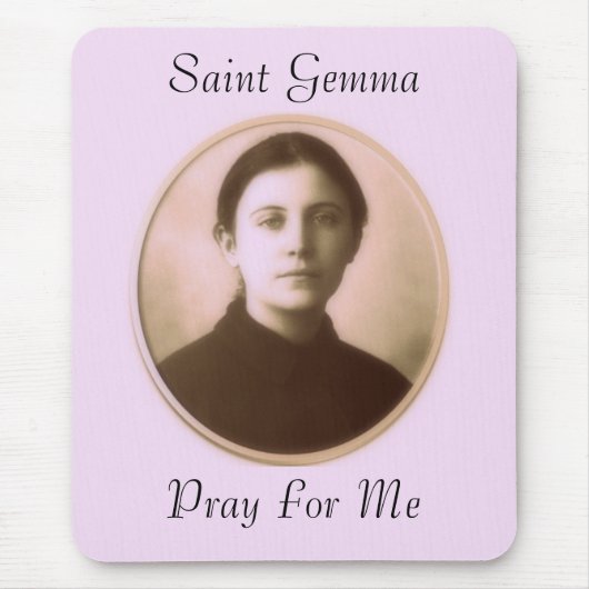 TAPIS DE SOURIS SAINT GEMMA PRIE POUR MOI (Devant)