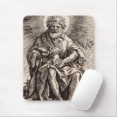 Tapis De Souris Saint Jean le Baptiste tenant l'agneau (Avec souris)