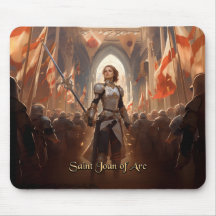 Saint Jeanne d'Arc Mousepad, Christian #29