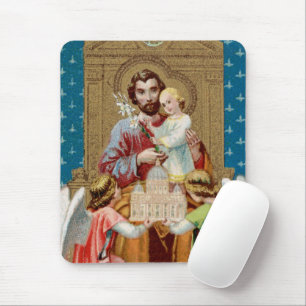 Tapis De Souris Saint Joseph enterré recevant le Vatican Maquette