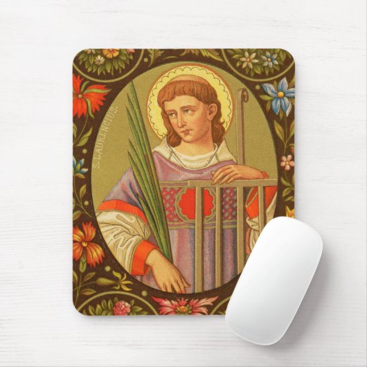 Tapis De Souris Saint-Laurent de Rome (PM 04) (Avec souris)