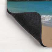 Tapis De Souris Saint Lucia Beach Paysage tropical (Coin)