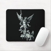 Tapis De Souris Saint Michael The Archangel Defeating Satan Christ (Avec souris)