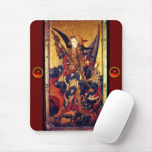 Tapis De Souris Saint Michael Vanquishing the Devil, (Avec souris)