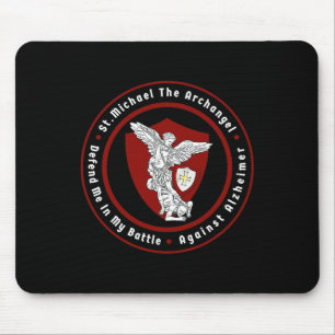 Tapis De Souris Saint Michel l'Archange m'aide contre la maladie d