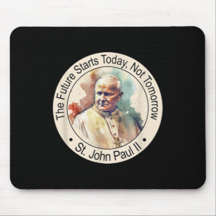 Tapis De Souris Saint Pape Jean-Paul Ii Fameux Saints Catholiques