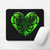 Tapis De Souris Saint-Patrick gothique jour vert cœur (Avec souris)