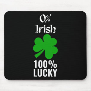 Tapis De Souris Saint Patrick Paddys Day Irlande Clocher 0% Irland
