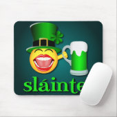 Tapis De Souris Saint Patrick Sláinte Mousepad (Avec souris)