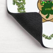 Tapis De Souris Saint Patrick's Day Bear Mousepad (Coin)