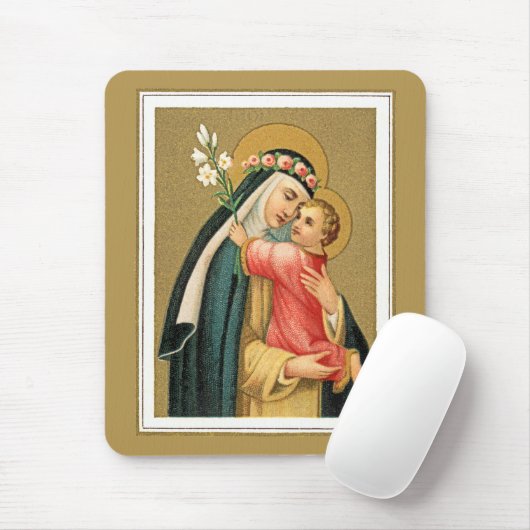 Tapis De Souris Saint Rose de Lima et le Christ Enfant (M 023) (Avec souris)