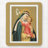 Tapis De Souris Saint Rose de Lima et le Christ Enfant (M 023) (Devant)