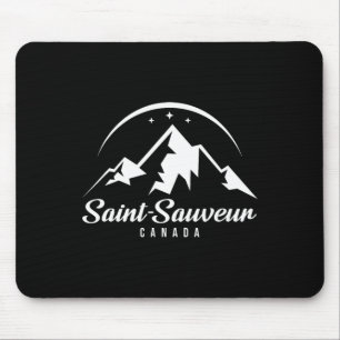 Tapis De Souris Saint-sauveur Canada Station de ski Ski Snowboardi