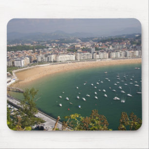 Tapis De Souris Saint-Sébastien, Espagne. La ville basque de San