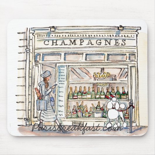 Tapis De Souris Saint Sulpice, mousepad de rue de Champagne de (Devant)