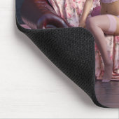 Tapis De Souris Saint Valentin Beauté en Lingerie sur le canapé (Coin)
