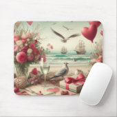Tapis De Souris Saint-Valentin côtière/nautique (Avec souris)