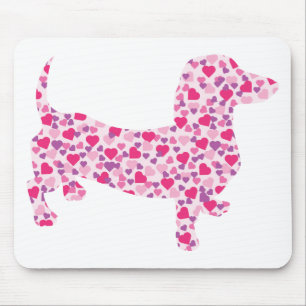 Tapis De Souris Saint Valentin Dachshund