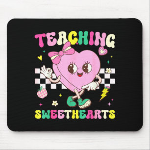 Tapis De Souris Saint-Valentin enseignant aux petits amis Six Sept