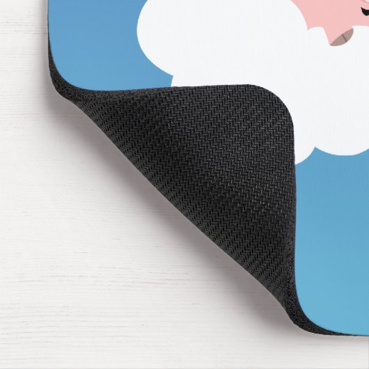 Tapis De Souris Saint Valentin : Les ailes de l'amour mousepad (Coin)