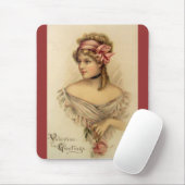 Tapis de souris Saint-Valentin victorien (Avec souris)