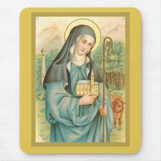 Tapis De Souris Sainte Brigitte d'Irlande (M 014) (Devant)
