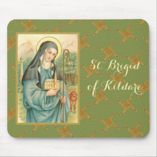 Tapis De Souris Sainte Brigitte d'Irlande (M 014)