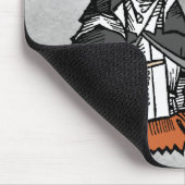 Tapis De Souris Sainte Catherine de Sienne avec Coeur Crucifix (Coin)