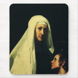 Tapis De Souris Sainte Françoise de Rome Ange Gardien Beaux-Arts