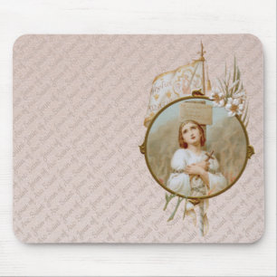 Tapis De Souris Sainte Jeanne d'Arc brûlant sur le bûcher (BF 01)