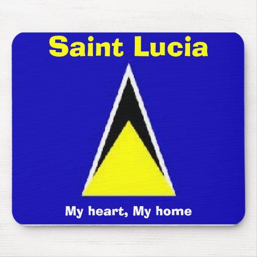 Tapis De Souris Sainte-Lucie (Devant)