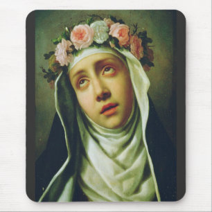 Tapis De Souris Sainte Rose de Lima L'Ange du Pérou Beaux-Arts