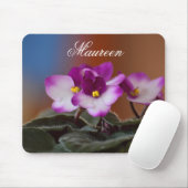 Tapis de souris Saintpaulières (Avec souris)
